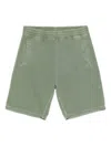 Carhartt Green Shorts In Cotton With Pocket And Logo In Grün