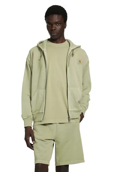 Carhartt Hooded Nelson Sweatshirt In Green