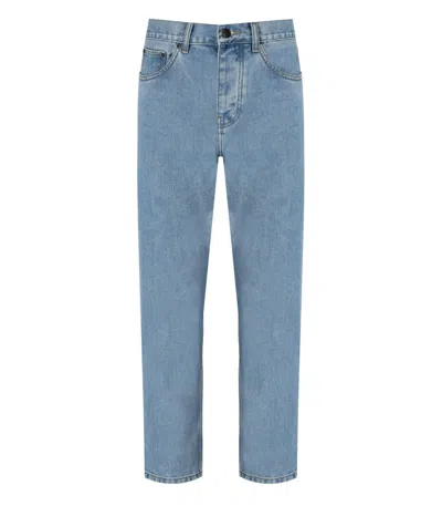 Carhartt Newel Blue Stone Bleached Jeans In Light Blue