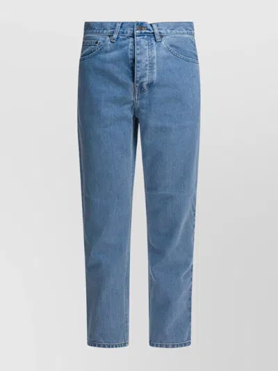 Carhartt "newel" Jeans Belt Loops In Blue