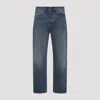 Carhartt Wip Mid-rise Organic Cotton Trousers In Blue