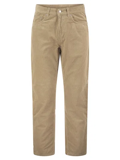 Carhartt Newel Pant Corduroy Trousers In Neutral