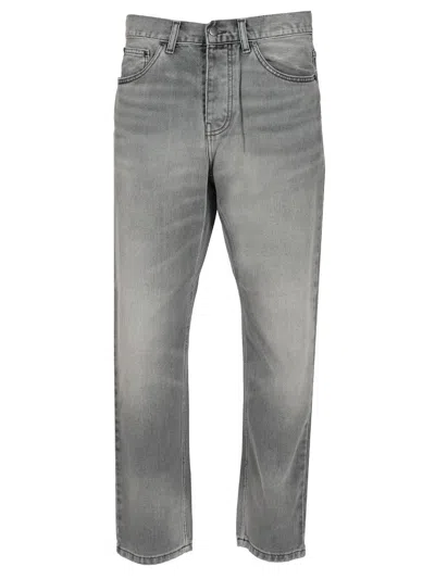 Carhartt Gray Newel Jeans In 89 Black