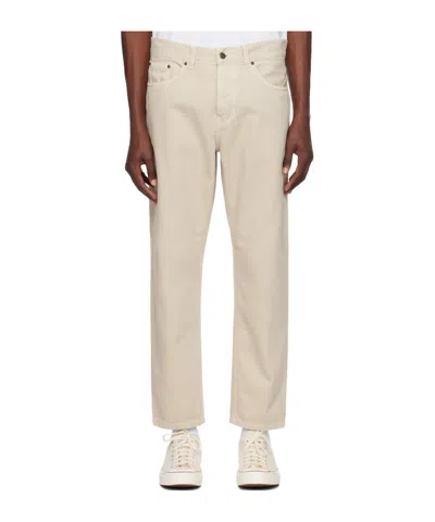 Carhartt Beige Newel Trousers In 1yc Tonic