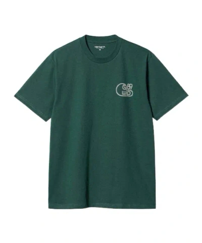 Carhartt Night Night Organic Cotton T-shirt In Green