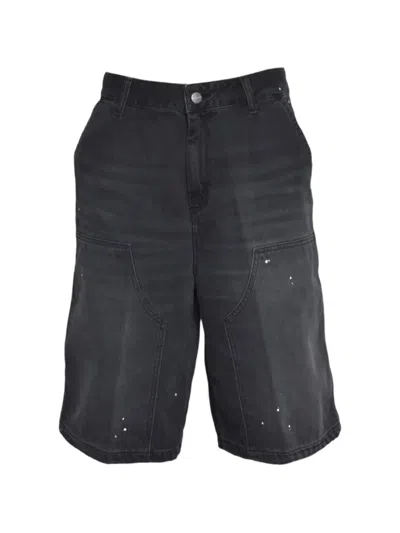 Carhartt Nixon Double-knee Shorts In Black