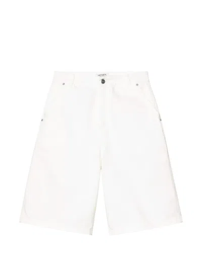 Carhartt Nixon Shorts In White