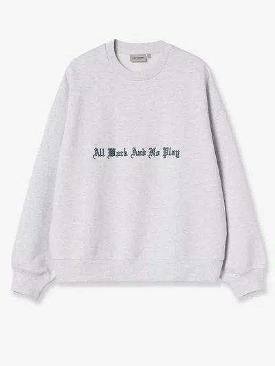 Carhartt No Play Cotton Blend Sweatshirt In Gray