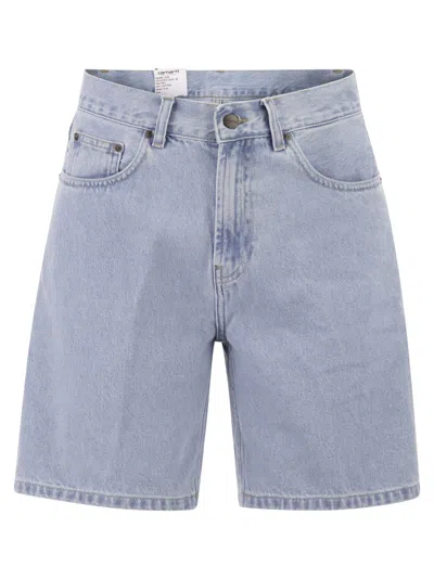 Carhartt Nolan Denim Shorts In Blue