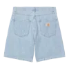 Carhartt Nolan Denim Shorts Bleached Blue In Blue