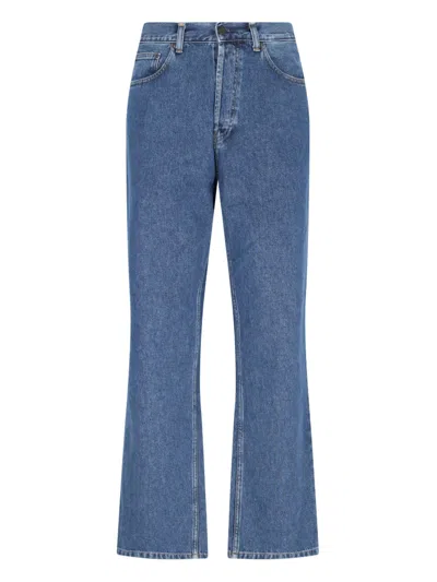 Carhartt Nolan Straight Leg Five-pocket Pant In Blue