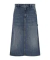 Carhartt Non-elastic Denim Mid-length Dress In Blue