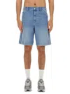 Carhartt Simple Short Blue In Denim