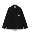 Carhartt Work In Progress Flint Corduroy Button-up Shirt In Black