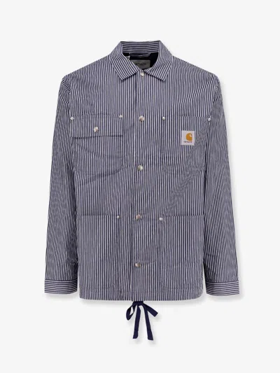 CARHARTT NOTUS COACH STRIPED COTTON JACKET