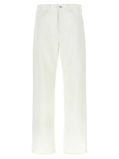 Carhartt Logo-patch Cotton Jeans In White
