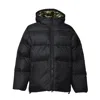 Carhartt Nylon Puffer Jacket With Camouflage Satin Lining In Black