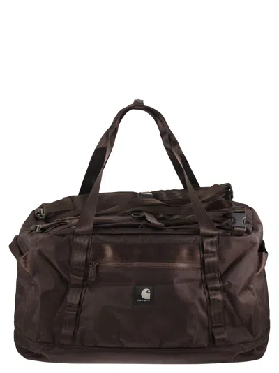Carhartt Nylon Travel Duffel Bag In Brown
