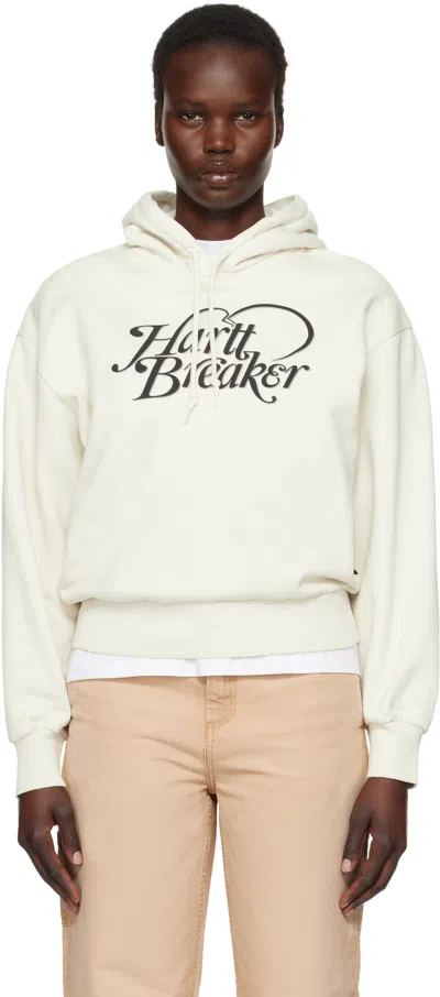 Carhartt Off-white 'harttbreaker' Hoodie In Wax