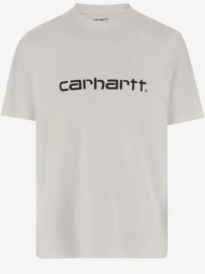 CARHARTT OFF WHITE LOGO T-SHIRT