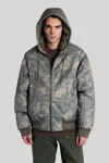 Carhartt Work In Progress Water Repellent Active Cold Padded Nylon Jacket In Multi