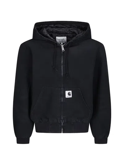 Carhartt Og Active Hooded Jacket In Blue