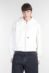 Carhartt Og Active Jacket Casual Jacket In White Cotton In White
