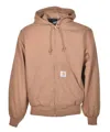 Carhartt Og Active Jacket Hamilton Brown In Black
