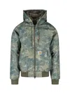 Carhartt Work In Progress Water Repellent Active Cold Padded Nylon Jacket In Green