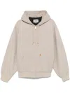 Carhartt Drawstring Hood Canvas Jacket In Neutrals