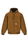 Carhartt Og Active Puffer Jackets Beige In Brown