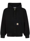 Carhartt Black Og Active Hooded Jacket In Schwarz