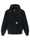 Carhartt Active Sweat Cotton Blend Jacket In Black