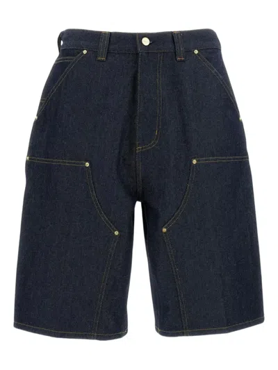 Carhartt Og Aden Shorts In Blue