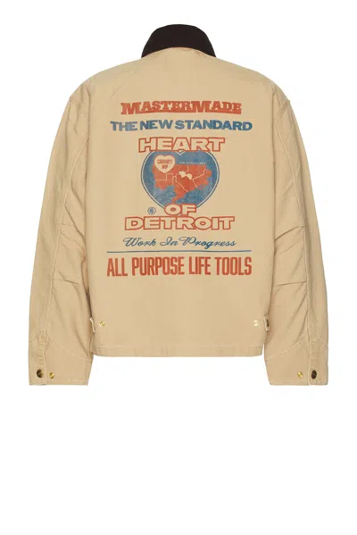 Carhartt Og Arcan Graphic Jacket In Gray