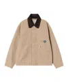 Carhartt Wip Dayton Trucker Dusty Brown Jacket In Burgundy
