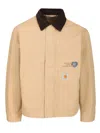 Carhartt Wip Dayton Trucker Dusty Brown Jacket In Brown
