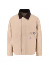 Carhartt 'og Arcan Graphic' Zip Jacket In Neutral