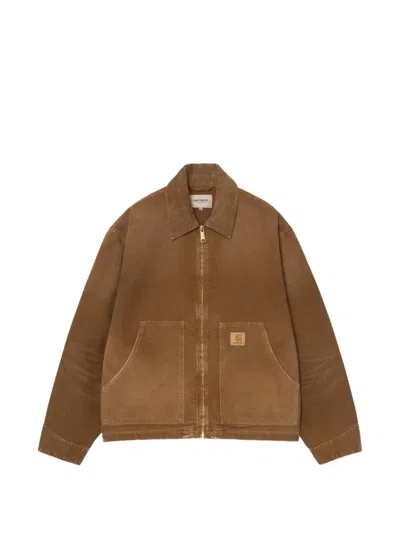 Carhartt Dearborn Organic Cotton Canvas Jacket In Animal Print
