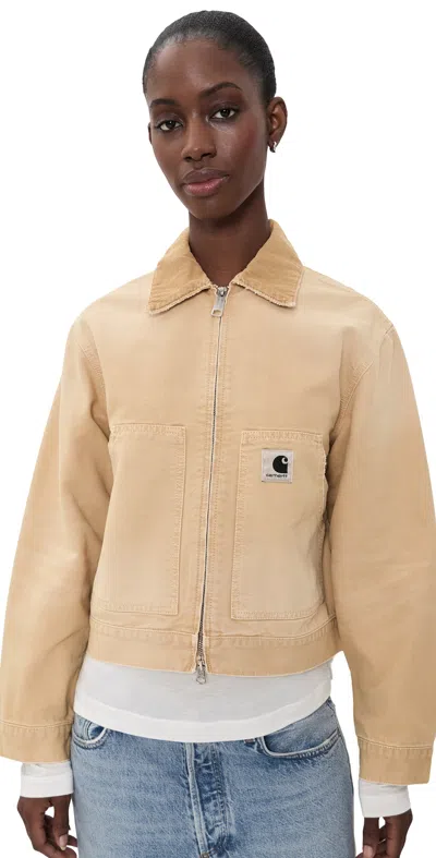 Carhartt Og Arcan Jacket Dusty H Brown/destroy Wash