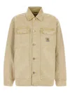 Carhartt Og Arctic Jacket In Denim Beige  Uomo In Brown