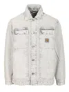 Carhartt Wip Button-up Organic Cotton Jacket In Neutral