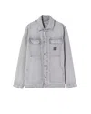 Carhartt Og Arctic Jacket Organic Cotton Dearborn Canvas Jackets Grey In Gray