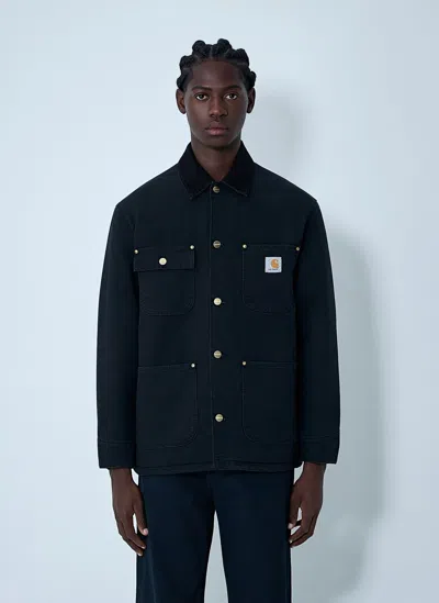Carhartt Og Chore Coat 'dearborn' Canvas In Blue