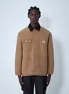 Carhartt Work In Progress Michigan Canvas Coat In Brown