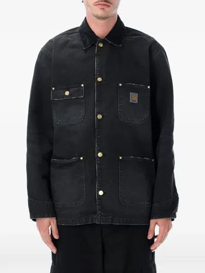 Carhartt Og Chore Coat Jacket In Black