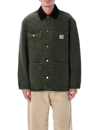 Carhartt Og Chore Coat Jacket Di  Wip In Green