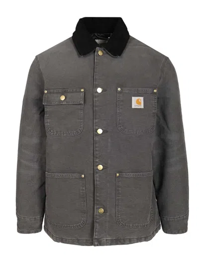 Carhartt Og Chore Coat Jackets Grey In Gray