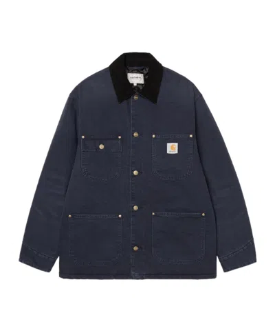 Carhartt Og Chore Coat (winter) In Blue