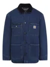 Carhartt Og Chore Corduroy-collar Denim Jacket In Multi